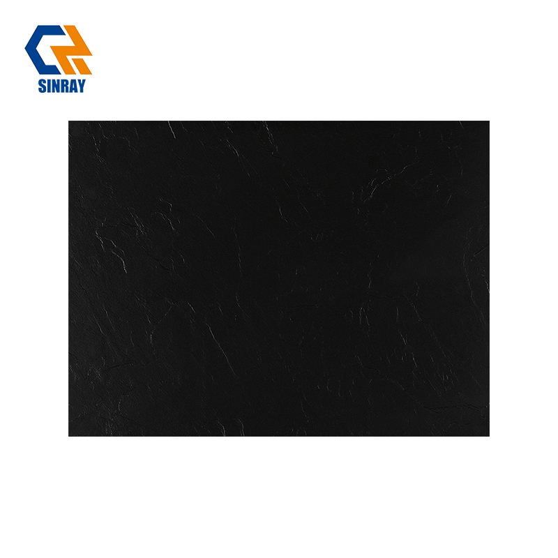 BY6000 Commercial Grade Nero Marquina Marble Effect Sintered Stone, Heavy-Duty Stain Repellent Large Slabs for Shopping Mall, Office & Five-Star Hotel Full Decoration Projects