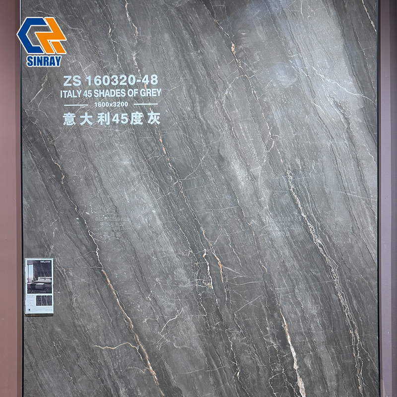 ZS160320-048 Maintenance-Free Premium Sintered Stone Slabs, Heat and Stain Resistant Decor Stone for Household Kitchen, Living Room, Corridor and Bathroom Remodel
