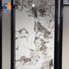 ZS927122 Soft Matte Anti Fingerprint Sintered Stone Slabs, Shock Resistant Easy Daily Maintenance Stone Material for Modern Household and High Foot Traffic Retail Shops