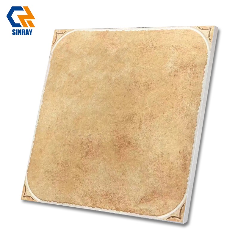 Modern Rustic Matte Floor Tile 9mm Thick Heavy‑Duty Wear‑Resistant Non‑Slip Antibacterial Acid‑Proof Stain Resistant Durable Ceramic Tile For Shopping Mall Public Area Flooring