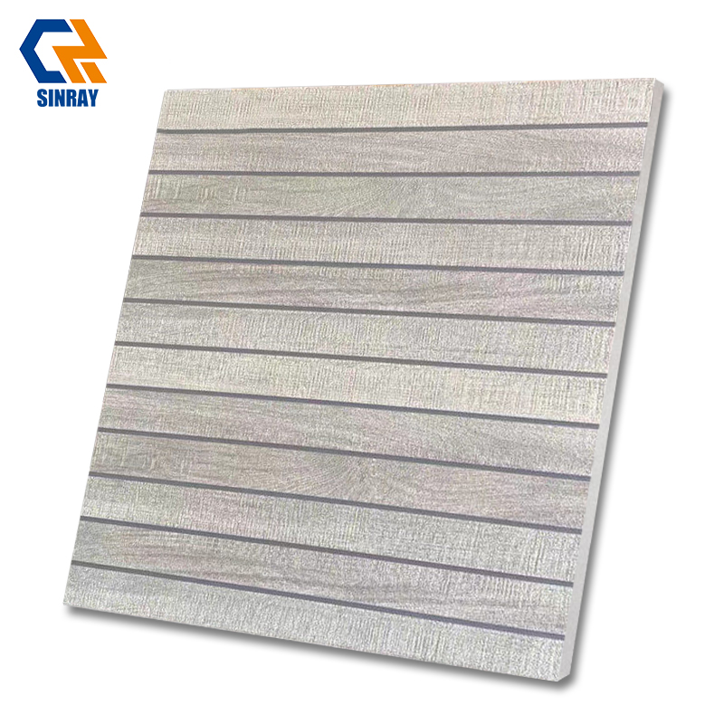 Modern Rustic Wood Grain Antibacterial Interior 9mm Thick Dark Anthracite Matte Surface Wear-Resistant Non-Slip Borders Home