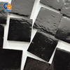 Gloss Black Ice Crack Terracotta Subway Tiles, Handcrafted Crackle Glaze Dark Clay Wall Tiles Oil & Coffee Stain Resistant for Bar Counter Background Hotel Lobby Dark-Tone Interior Design