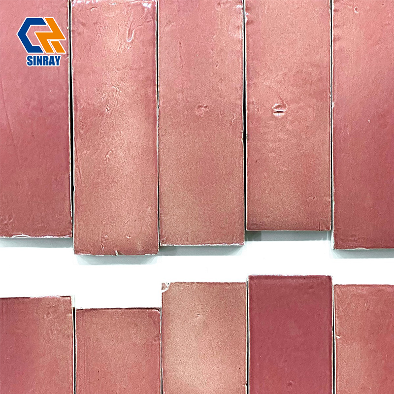 Vintage Hand-Glazed Ice Crack Terracotta Tiles, Easy-to-Clean Artisan Clay Wall Panels for Apartment Shower Niches, Fireplace Surrounds & Entryway Decor
