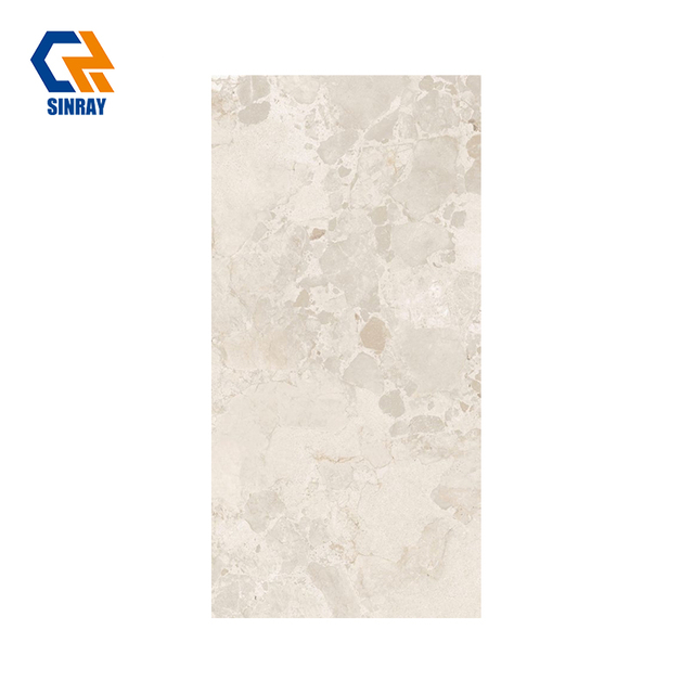 12CM01 600×1200mm High Gloss Glazed Porcelain Floor Tile | Anti-Stain Wear Resistant Interior Wall & Floor Porcelain Tiles