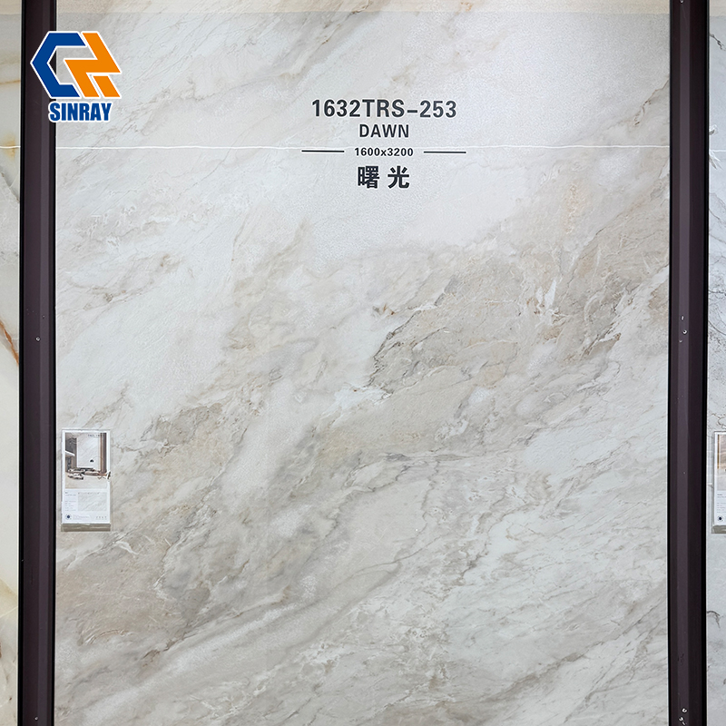 1632TRS-253 All-Weather Exterior Grade Sintered Stone Panels, UV Stabilized Anti-Fade Frost & Wear Resistant Stone Slabs for Patio Paving, Outdoor Wall Cladding and Garden Table Tops