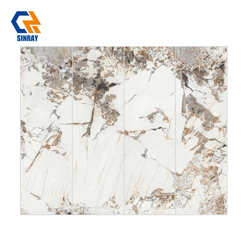 ZS80260-908 800x2600mm Large Format Sintered Stone Slabs, Heat & Stain Resistant Scratch Proof Porcelain Slab For Kitchen Countertop Wall Cladding Floor Decoration