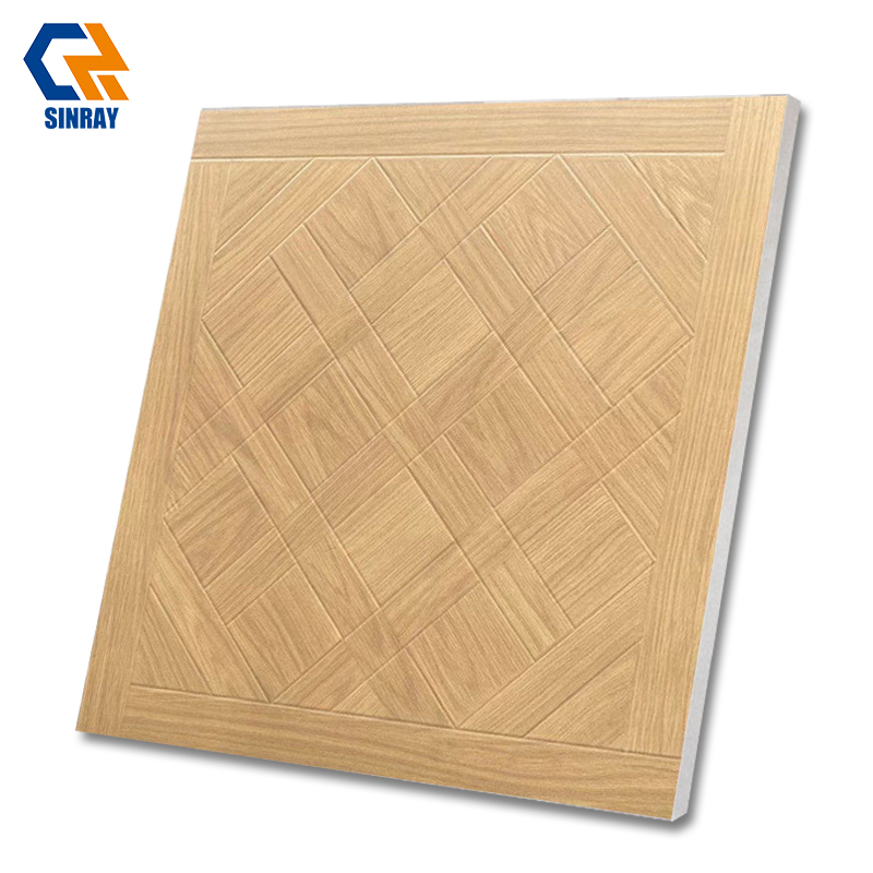 Wear‑Resistant Modern Rustic Wood Grain Antibacterial Interior Tile, Dark Anthracite Matte Non‑Slip Home Border Tiles
