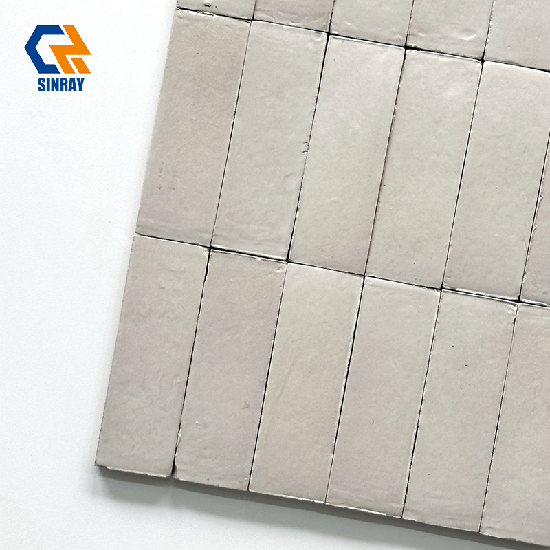 Handmade Rustic Cracked Terracotta Accent Wall Tiles, Waterproof Aged Texture Clay Tiles For Kitchen Backsplash Bathroom Shower Niche Decor
