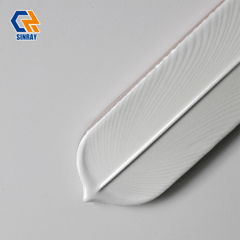  Hand-Glazed Irregular Edge Gloss Wall Tiles Non-Porous Stain Resistant For Kitchen Backsplash Shower Niche Fireplace Surround Resort Hotel Interior 