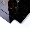 NB6501 Full Body Nero Marquina Black Porcelain Floor Tiles, Mohs High Hardness Anti-Fouling Marble Look Dark Tiles For Hotel Lobby Reception Desk Stair Cladding Engineering Works