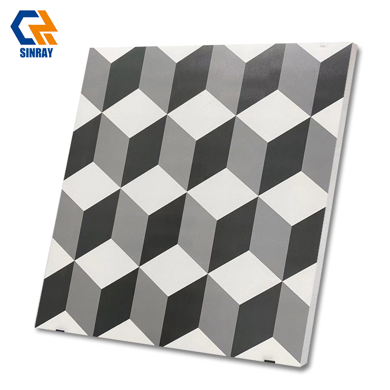Rustic Wood Modern Rustic Tiles Stone Imitation Texture Dark Anthracite Wear-Resistant Non-Slip Acid-Resistant Floor Tiles for Room 