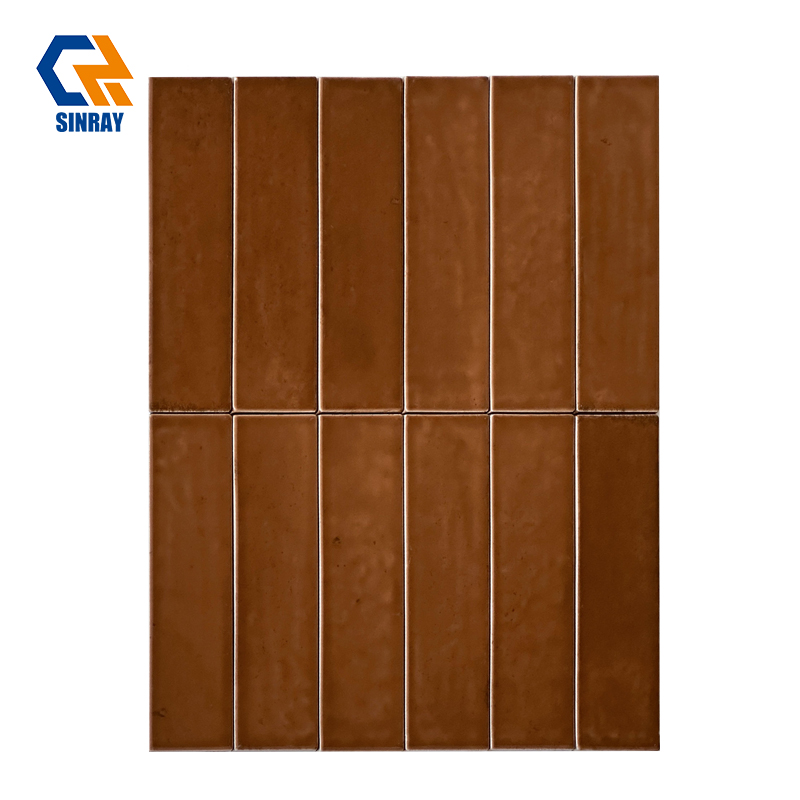 Hand Crafted Colorful Glazed Hand Tiles, Unique Irregular Shape Art Wall Tiles Anti-Water Easy Clean For Villa Shower Wall Restaurant Accent Wall