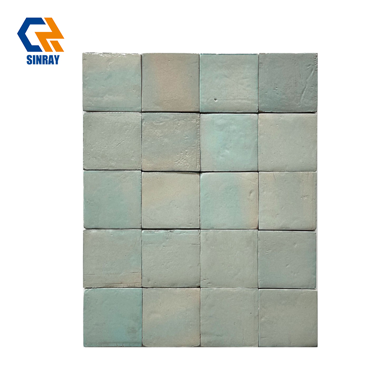 Resort courtyard inner walls & fountain surfaces: Waterproof glaze fits long-term humid outdoor environment in warm frost-free climate.