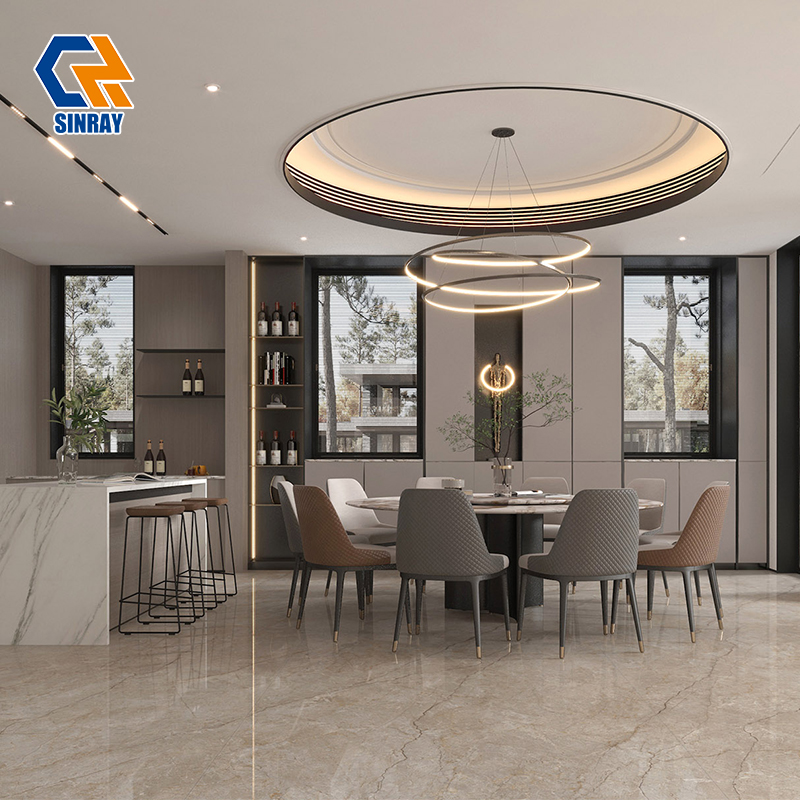 1632TRS-632 Wholesale Indoor Outdoor Dual-Use Sintered Stone Slabs, Gloss & Matte Surface Choices Durable Stone Panels for Large-Scale Real Estate Whole-House Refurbishment