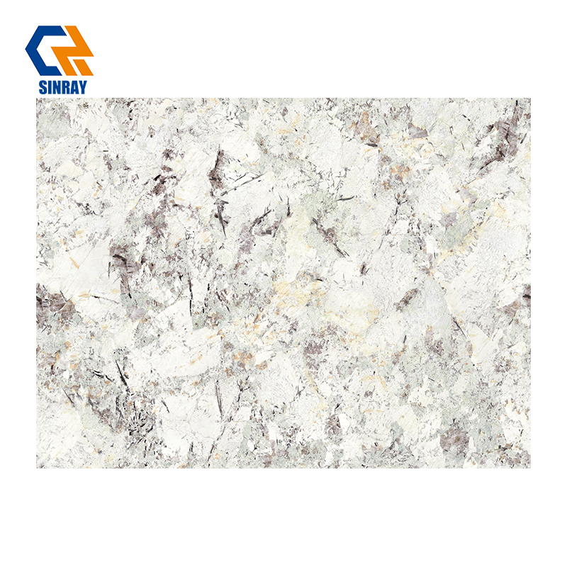 ZS927120 Extra Large Format Sintered Stone Slabs with Natural Marble Veins, Anti-Scratch Heatproof Non-Porous Panels for Kitchen Countertops, Wall Cladding and Indoor Flooring