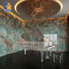 SC9DJ1632536 Natural Marble Texture Sintered Stone Panels, Food Safe Anti-Bacterial Non-Porous Stain Repellent Slabs for Residential Villa, Apartment and Commercial Interior Renovation