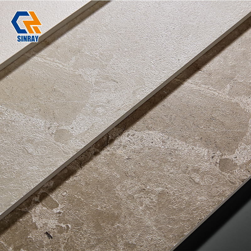 60CM01 Easy Clean Polished Glazed Porcelain Tiles 600x1200mm, Stain Resistant Flooring for Kitchen & Living Room