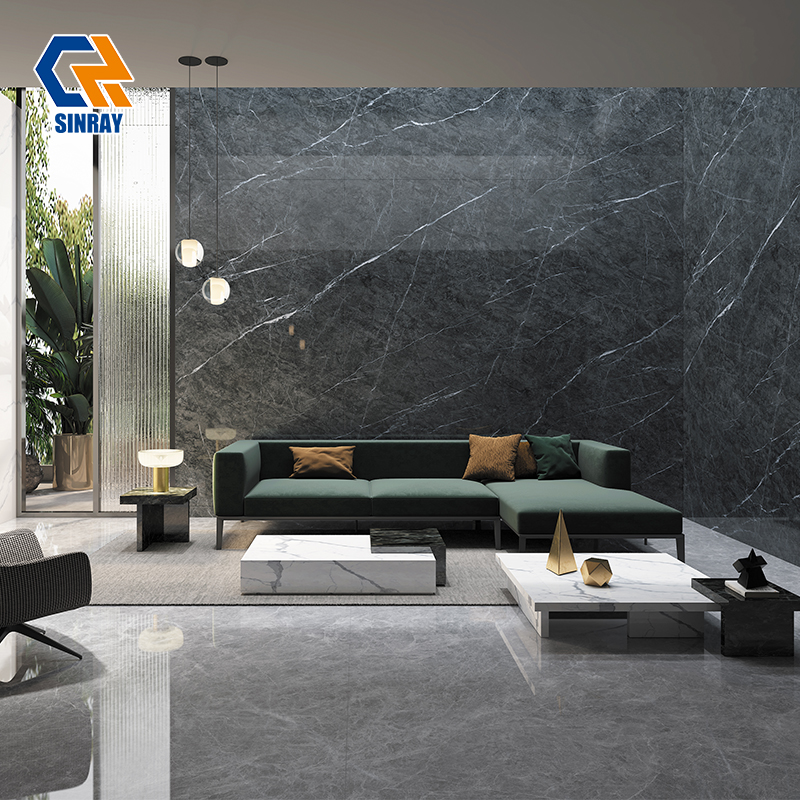 ZS160320-011 Wholesale Indoor Outdoor Multi-Purpose Sintered Stone, Gloss Matte Dual Surface Options Durable Stone Material for Real Estate Large Scale Renovation