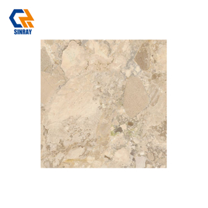 60SA01 600*600mm Full Body High Gloss Glazed Porcelain Tiles, Anti-Stain Water Repellent Decorative Tiles for Indoor Space Remodeling and Decoration