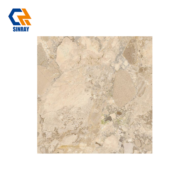 60SA01 600*600mm Full Body High Gloss Glazed Porcelain Tiles, Anti-Stain Water Repellent Decorative Tiles for Indoor Space Remodeling and Decoration