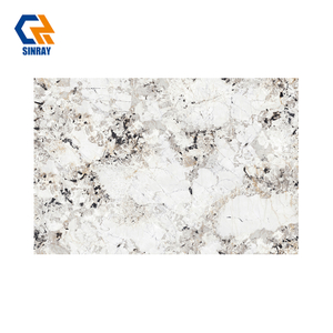 90180TRS-715 High Temperature Resistant Sintered Stone Slabs, Anti-Fouling Stain Repellent Compact Stone Panels Ideal for Bar Tops and Cooking Counter Surfaces