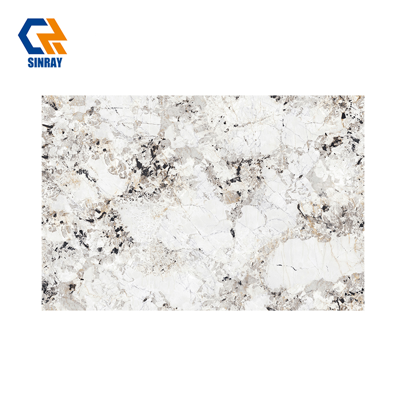 90180TRS-715 High Temperature Resistant Sintered Stone Slabs, Anti-Fouling Stain Repellent Compact Stone Panels Ideal for Bar Tops and Cooking Counter Surfaces