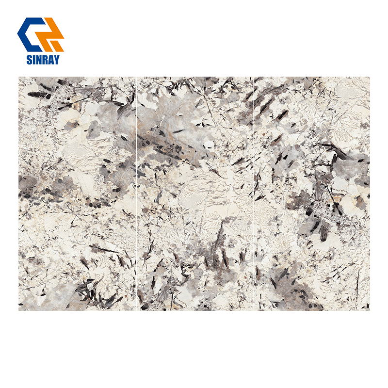 ZS90180-002 Matte Anti-Fingerprint Sintered Stone Panels, Wear Resistant Low Maintenance Stone Slabs for Modern Residential and High-Traffic Public Areas