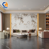 ZS80260-908 800x2600mm Large Format Sintered Stone Slabs, Heat & Stain Resistant Scratch Proof Porcelain Slab For Kitchen Countertop Wall Cladding Floor Decoration