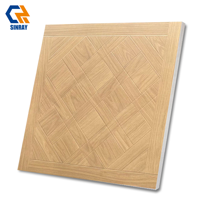 Wear‑Resistant Modern Rustic Wood Grain Antibacterial Interior Tile, Dark Anthracite Matte Non‑Slip Home Border Tiles