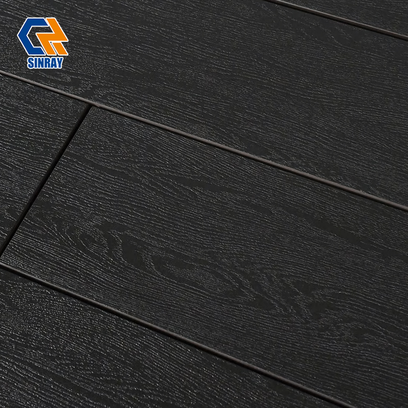 BYP6006 Matte Anti-Slip Anti-Fingerprint Black Porcelain Tiles, Heavy Wear Resistant Dark Floor Tiles For Bar Cafe KTV Retail Store High Foot Traffic Commercial Areas