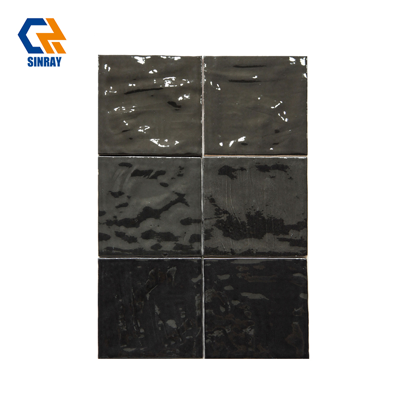 Multi-Color Gloss Moroccan Zellige Mosaic Tiles, Handcrafted Terra Cotta Tiles UV Resistant For Swimming Pool Fountain Exterior Wall Non-Freeze Climate Areas