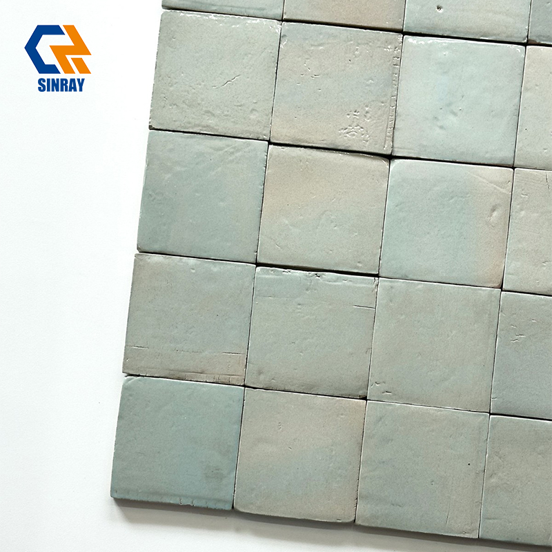 Resort courtyard inner walls & fountain surfaces: Waterproof glaze fits long-term humid outdoor environment in warm frost-free climate.