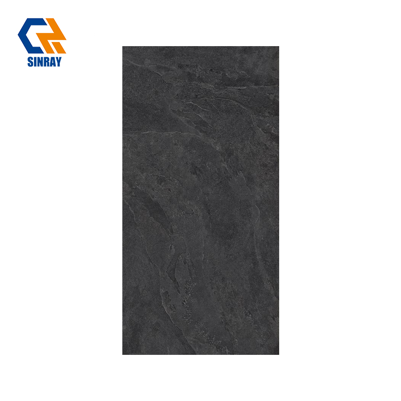 MS12L Stain Repellent High Luster Glazed Porcelain Tiles 600*1200mm, Water Resistant Interior Floor Covering Porcelain Tiles