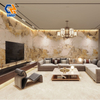 ZS90260-217 Luxury Clear Vein Sintered Stone Compact Slabs, High Temperature Tolerant Anti-Fouling Stone Material for High-End Villas and Five-Star Hotel Interior Decoration