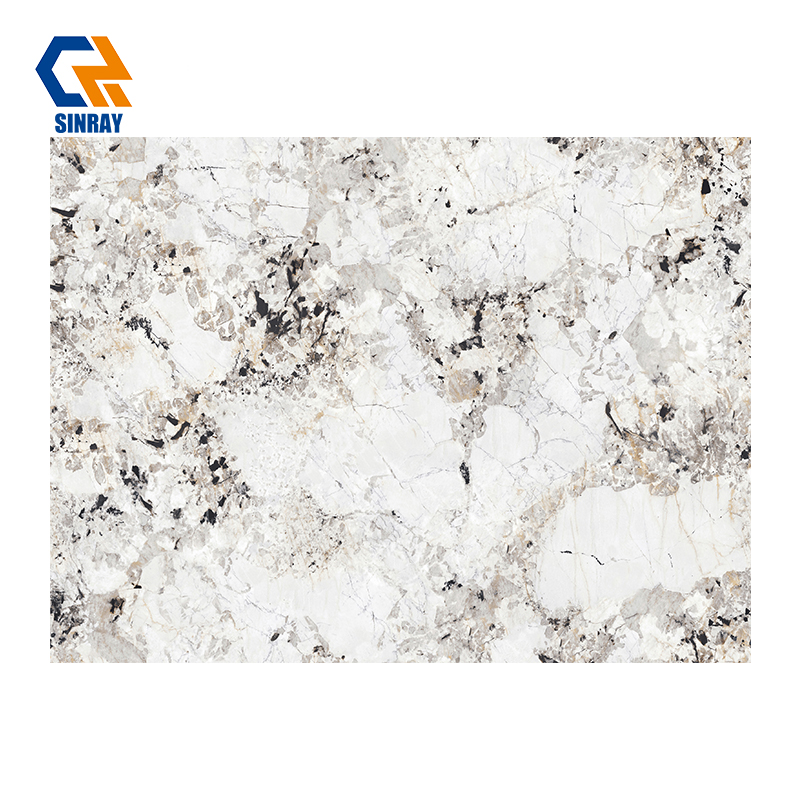 ZS927121 Anti Scratch High Heat Resistant Non Porous Compact Stone Panels for Kitchen Island Countertop TV Wall Bathroom Flooring and Furniture Tops