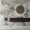 ZS80260-002 800x2600mm Large Format Sintered Stone Slabs, Heat & Stain Resistant Scratch Proof Porcelain Slab For Kitchen Countertop Wall Cladding Floor Decoration
