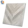 Modern Rustic Wood Grain Antibacterial Interior Tiles 9mm Dark Anthracite Matte Surface Wear-Resistant Non-Slip Apartment Room