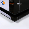 NB6000 Soft Matte Anti-Fingerprint Black Porcelain Tiles, Anti-Slip Wearproof Dark Porcelain Panels Suitable For Cafe, Bar, KTV, Retail Store High Traffic Commercial Spaces
