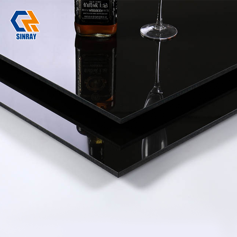 NB6000 Soft Matte Anti-Fingerprint Black Porcelain Tiles, Anti-Slip Wearproof Dark Porcelain Panels Suitable For Cafe, Bar, KTV, Retail Store High Traffic Commercial Spaces