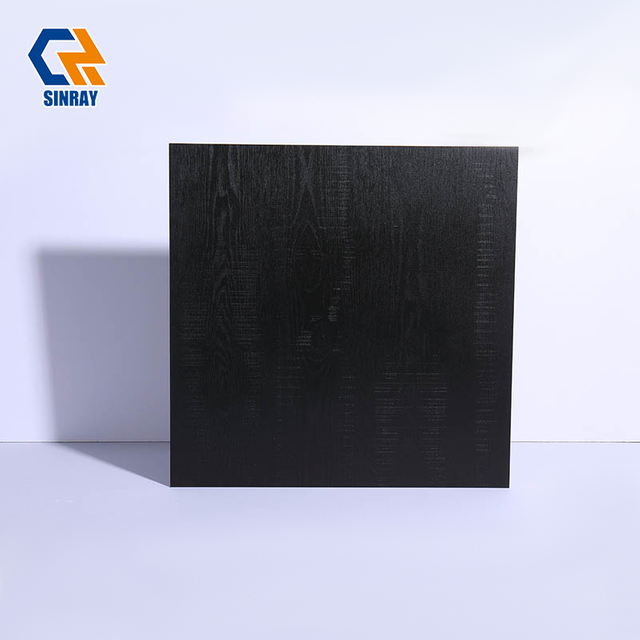 BYP6006 Matte Anti-Slip Anti-Fingerprint Black Porcelain Tiles, Heavy Wear Resistant Dark Floor Tiles For Bar Cafe KTV Retail Store High Foot Traffic Commercial Areas