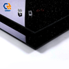 NB6501 Full Body Nero Marquina Black Porcelain Floor Tiles, Mohs High Hardness Anti-Fouling Marble Look Dark Tiles For Hotel Lobby Reception Desk Stair Cladding Engineering Works