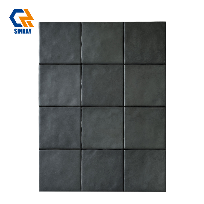 Unique Textured Handmade Hand Tiles, Waterproof Decor Art Wall Tiles Perfect For Modern Mediterranean Farmhouse Kitchen & Bathroom Remodel