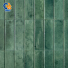 Handmade Ceramic Hand Tiles, Artisan Glazed Decor Wall Tiles With Natural Uneven Texture For Kitchen Backsplash Bathroom Feature Wall Cafe Interior Decoration