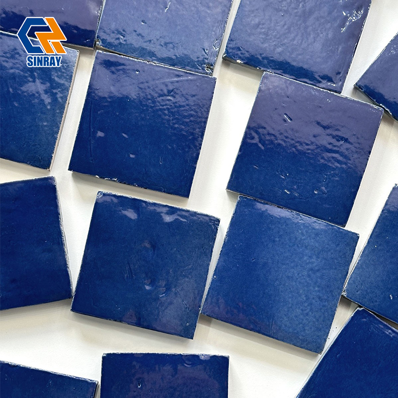 Bulk Supply Double-Fired Handmade Ice Crack Terracotta Tiles, Square and Subway Two Sizes for Large Real Estate Whole-House Villa Engineering Matching Packages