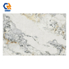 ZS90180-213 Large Through-Body Sintered Stone Slabs, High Mohs Hardness Anti-Scratch Heat Resistant Non-Porous Stone Panels for Countertops, Wall Panels and Indoor Flooring