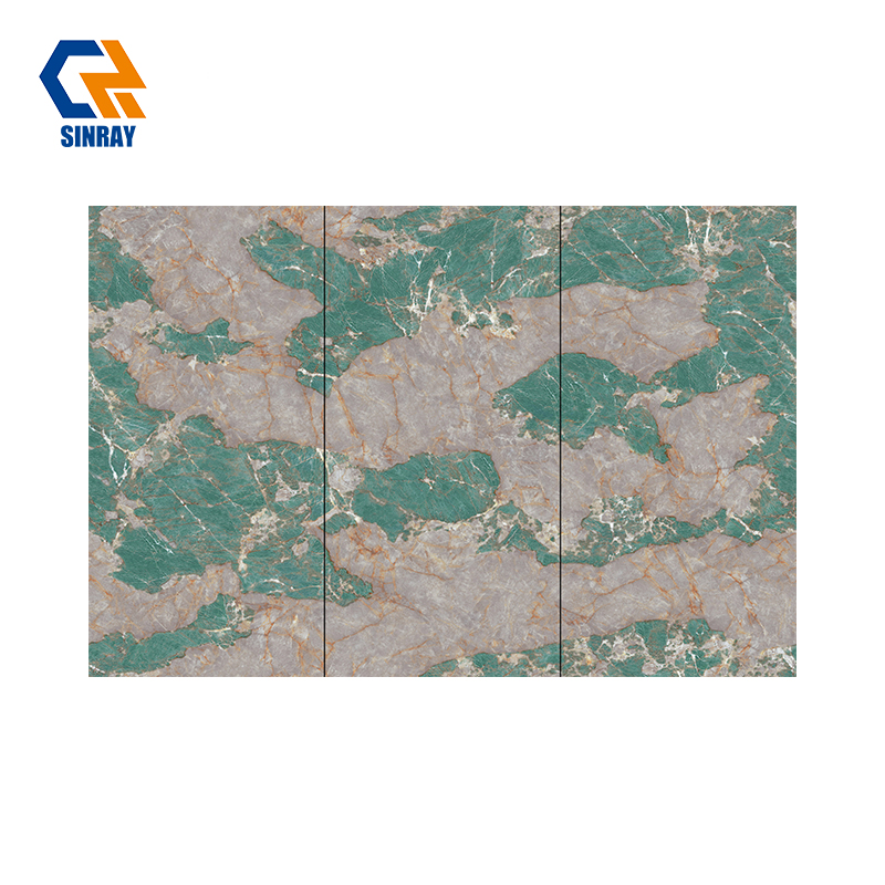 1632TRS-736 Natural Stone Aesthetic Sintered Stone Countertop Panels, Non-Porous Stain Repellent Stone Slabs for Custom Household Cabinet Tops & Furniture Surfaces