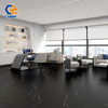 BY6H6010 Premium Nero Marquina Black Sintered Stone Compact Surfaces, Anti-Bacterial Acid Alkali Resistant Low Maintenance Slabs for Hotel Lobby Feature Walls & Dining Table Tops