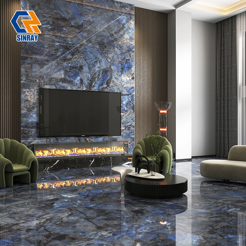ZS160320-353 Smooth Stain Repellent Hard Stone Boards for Luxury Hotel Lobby Feature Walls, Bar Counters and High-End Residential Interior Design
