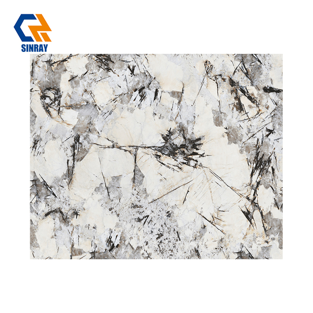 80260TRS-716 800x2600mm Large Format Sintered Stone Slabs, Heat & Stain Resistant Scratch Proof Porcelain Slab For Kitchen Countertop Wall Cladding Floor Decoration
