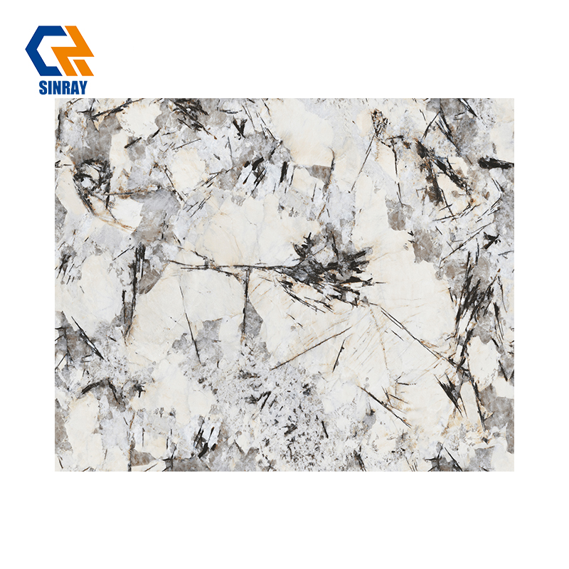 80260TRS-716 800x2600mm Large Format Sintered Stone Slabs, Heat & Stain Resistant Scratch Proof Porcelain Slab For Kitchen Countertop Wall Cladding Floor Decoration